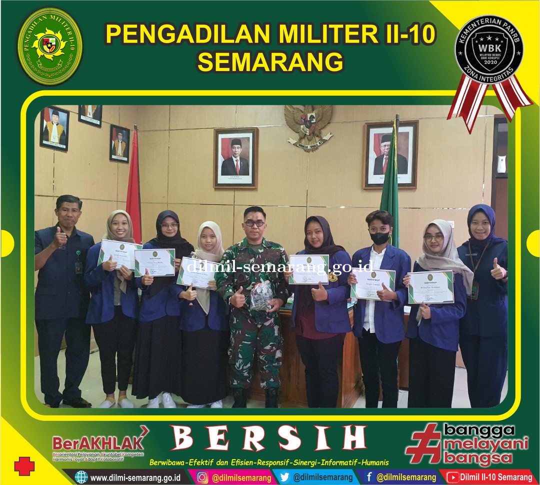 Pelepasan mahasiswa magang Fakultas Hukum Universitas Semarang dan Fakultas Hukum Unisula Semarang