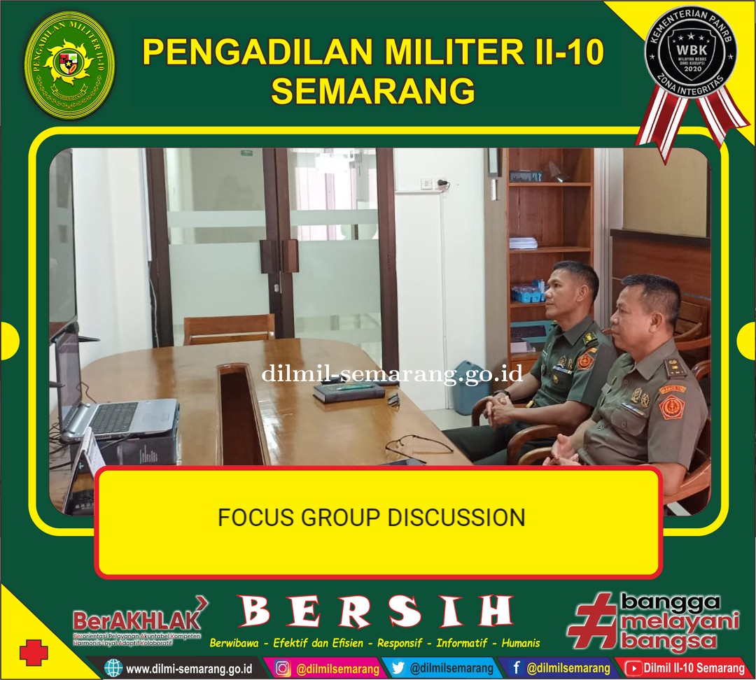 Focus Group Discussion Komisi Yudisial RI dan Bawas MARI