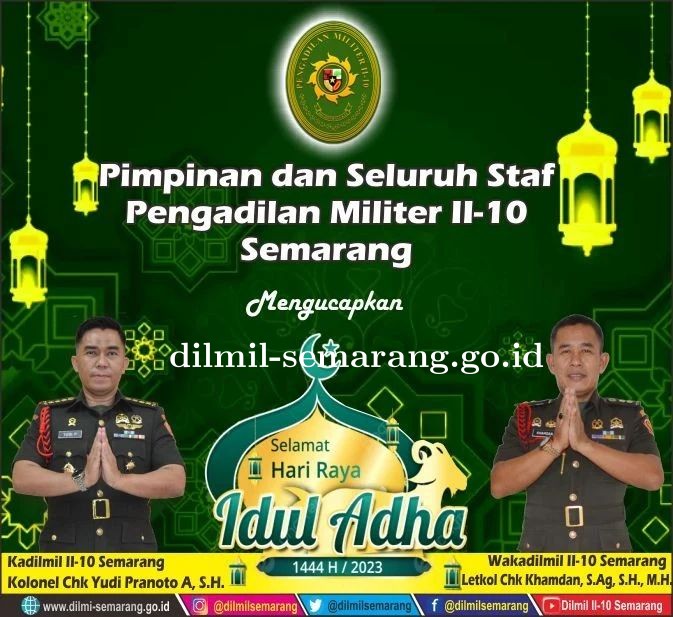 Selamat Hari Raya Idul Adha 1444H.