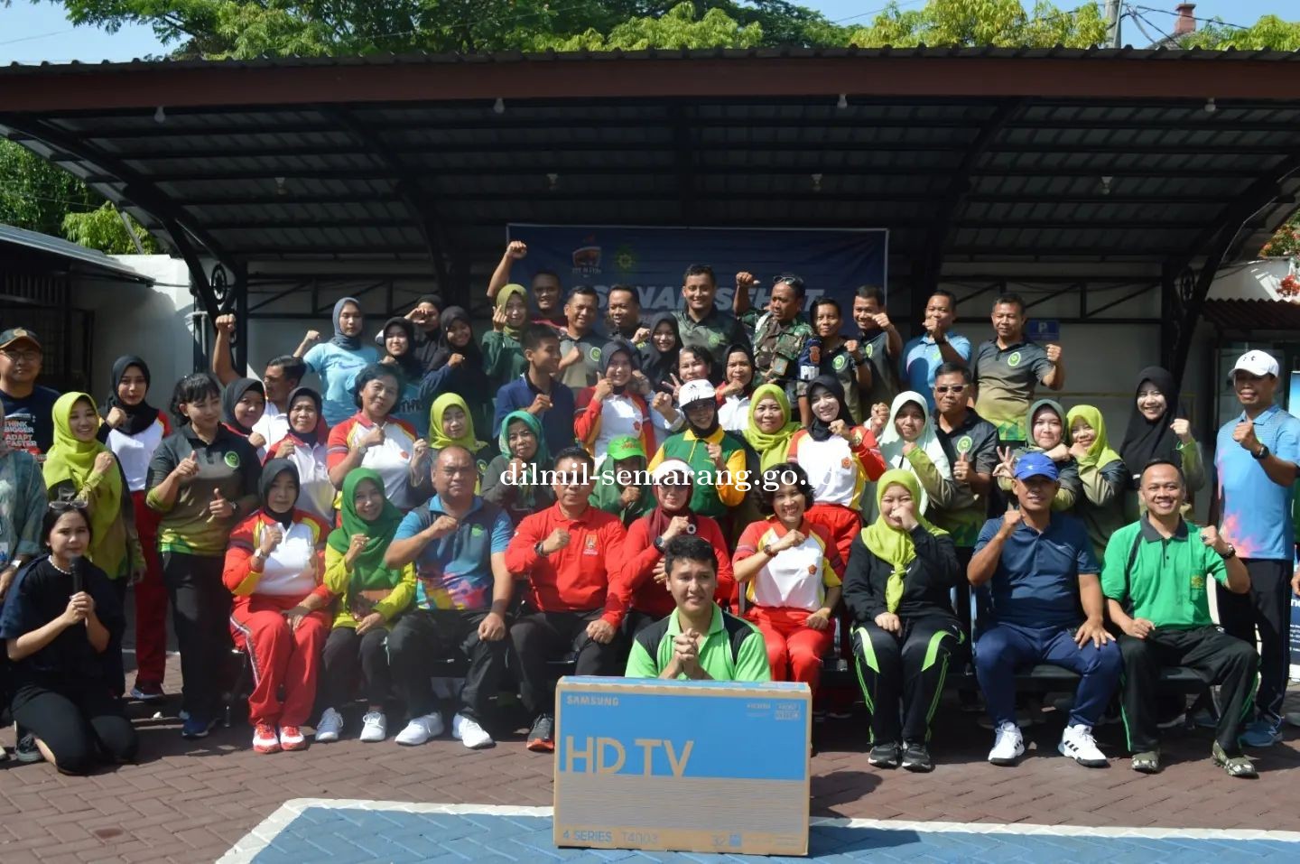 Olahraga bersama Oditurat Militer II-09 Semarang