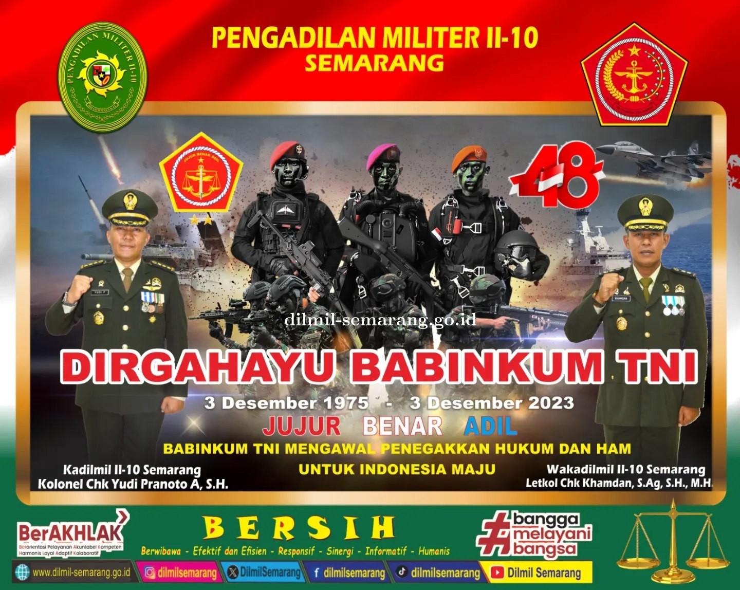 DIRGAHAYU BABINKUM TNI ke-48