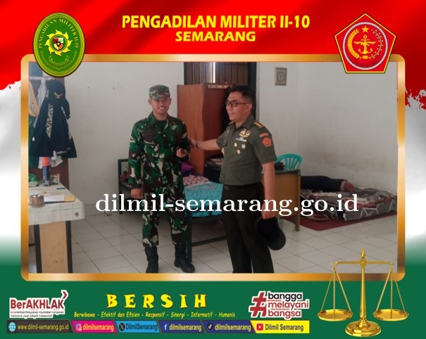 Pengawasan dan Pengamatan Hakim Pengadilan Militer II-10 Semarang di Lemasmil II Cimahi