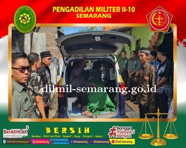 Takziyah ke rumah duka Bpk. Suroto Rahimahullah Ayahanda Pelda Pitoyo, S.H.