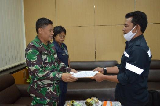 Penandatanganan kontrak perjanjian belanja modal pengadaan sarana dan prasarana kantor Pengadilan Militer II - 10 Semarang