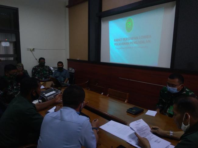 Rapat Persiapan Lomba Pelayanan Pengadilan Ditjen Badilmiltun