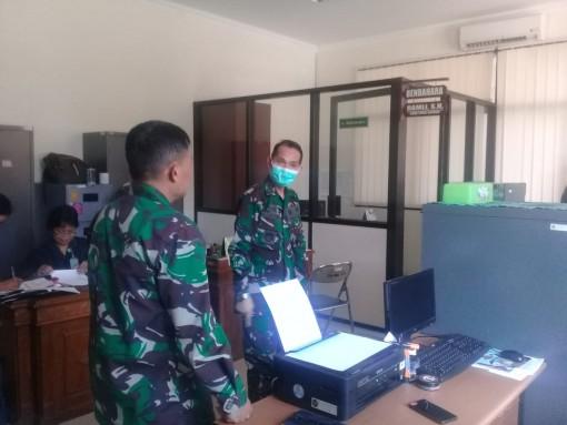 Kadilmil II-10 Semarang Sidak Ruang Umum dan Keuangan