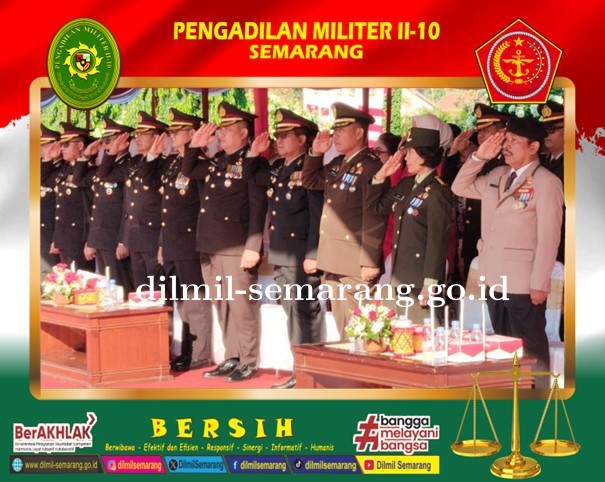 Upacara Pengibaran Bendera dalam rangka HUT Ke-79 Republik Indonesia Tingkat Provinsi Jawa Tengah