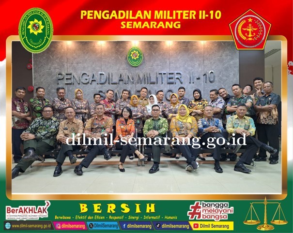 Pembinaan dan Pengawasan Kepala Pengadilan Militer TInggi II Jakarta