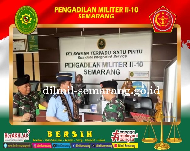 Kunjungan Kerja (Pembinaan) Dirjen Badilmiltun MA RI Marsma TNI Dr. Yuwono Agung Nugroho, S.H., M.H. 