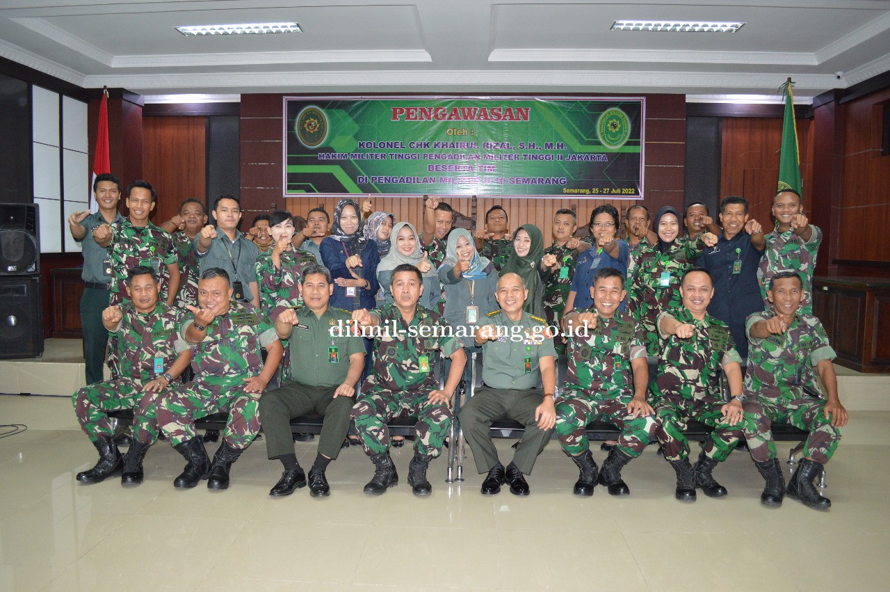 Pengawasan Hakim Tinggi Pengadilan Militer Tinggi II Jakarta