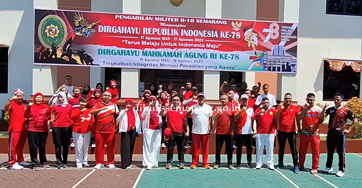 Rangkaian perlombaan dalam rangka HUT Ke-78 Republik Indonesia dan Mahkamah Agung RI