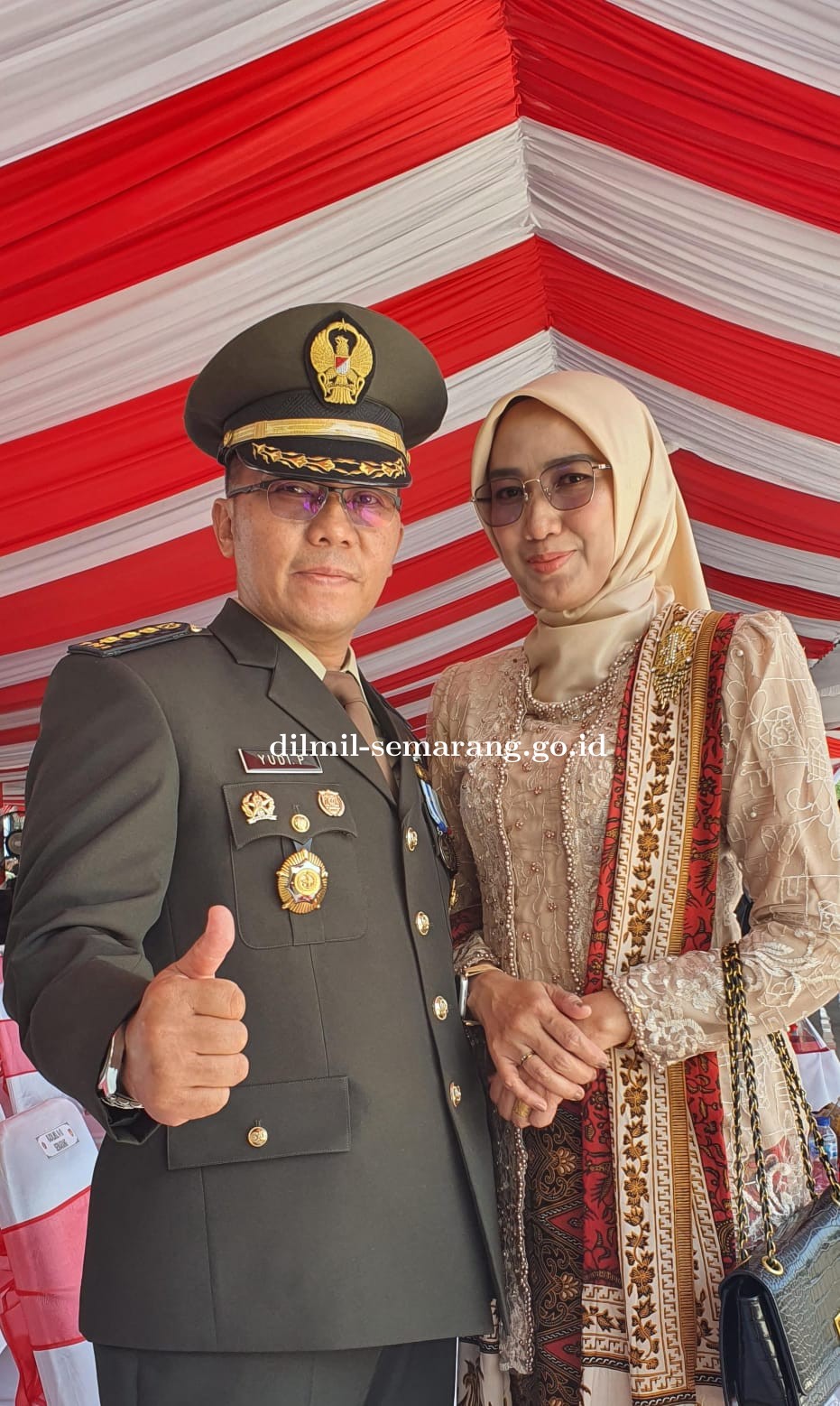Upacara peringatan HUT TNI Ke-78 di Kodam IV/Diponegoro
