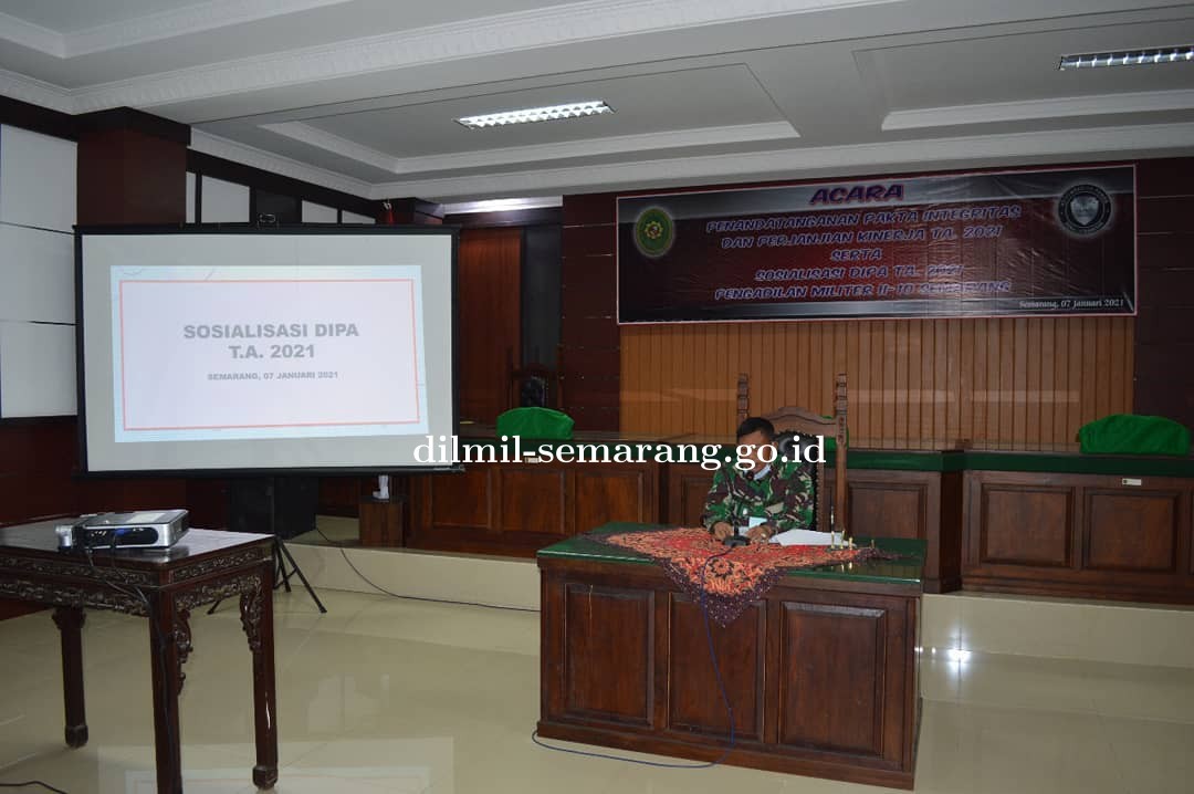 Sosialisasi DIPA T.A. 2021