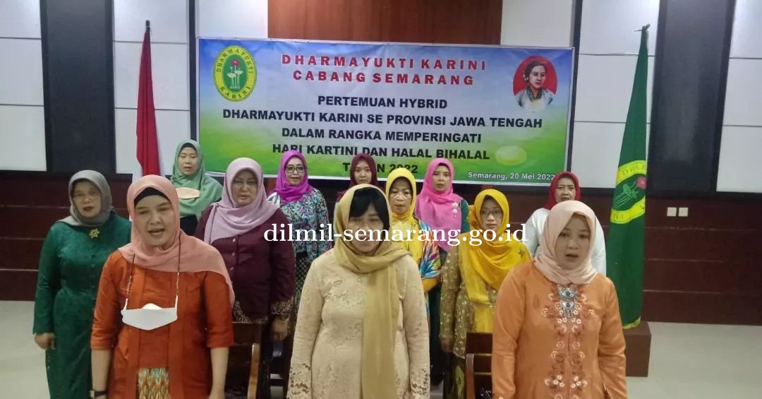 Pertemuan Hybrid Dharmayukti Karini Propinsi Jawa Tengah