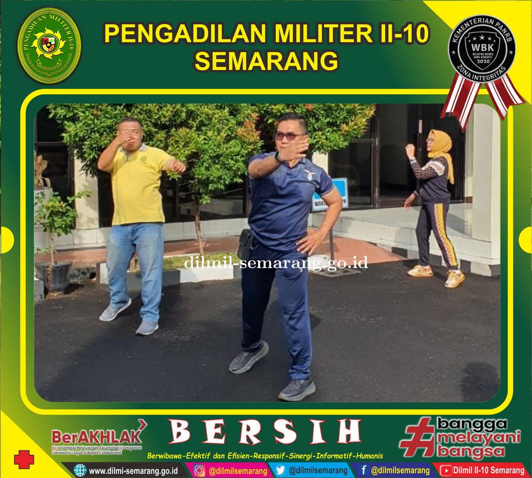 Senam Bersama Dharma Yukti Karini Cabang Kota Semarang
