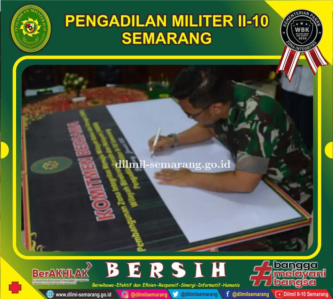 Penandatangan Komitmen Bersama