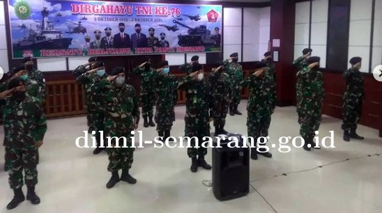 Upacara Peringatan HUT ke-76 TNI