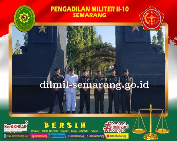 Ziarah di Taman Makam Pahlawan Giri Tunggal Semarang menyambut HUT CHK Ke-72 Tahun 2024